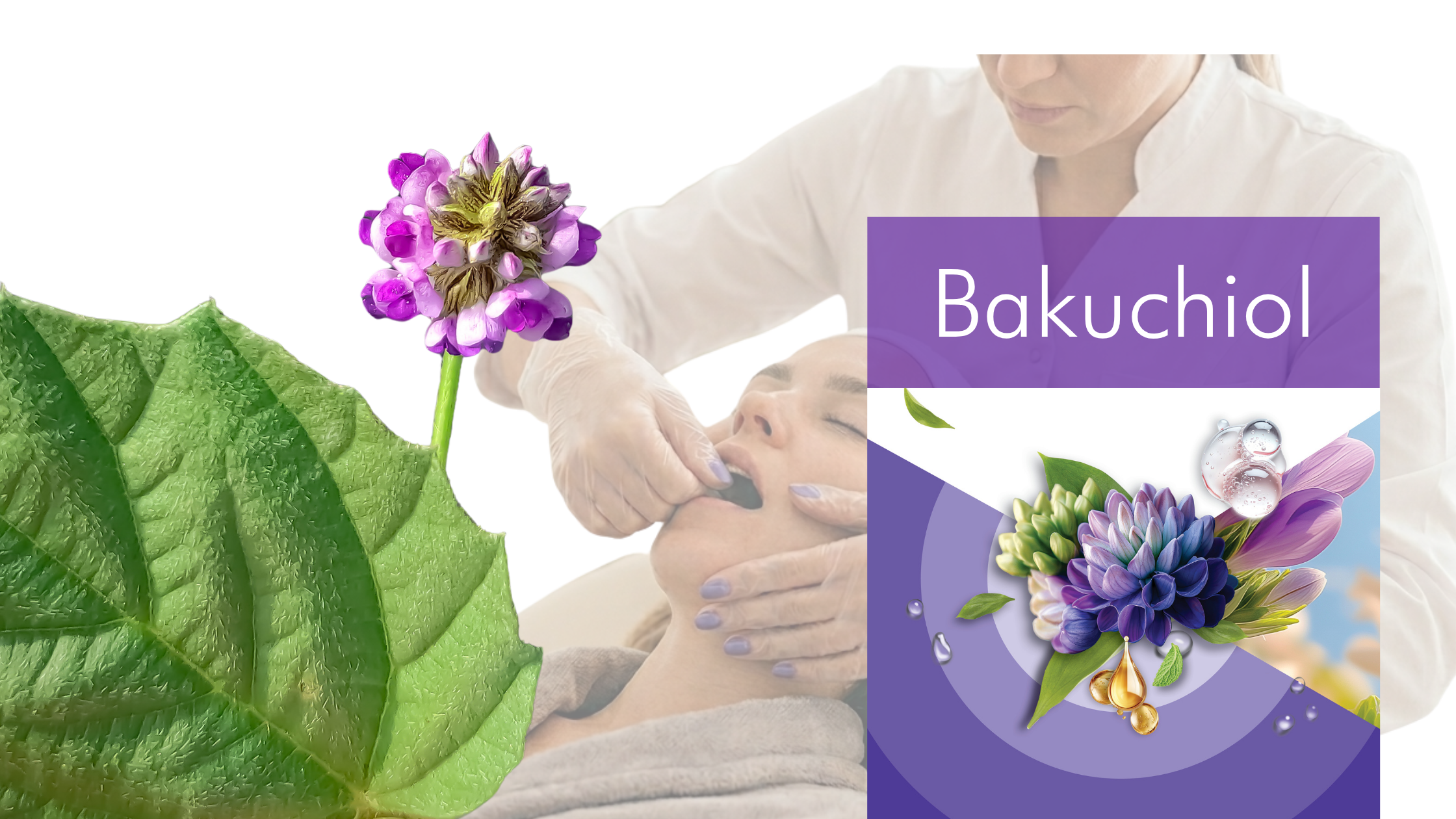 Intra-bukálna masáž s bakuchiolom